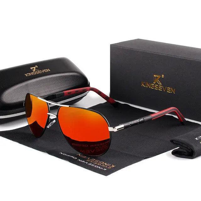 Polarized Unisex Sunglasses with Silicone and Aluminum Alloy Frame - MRC STORE