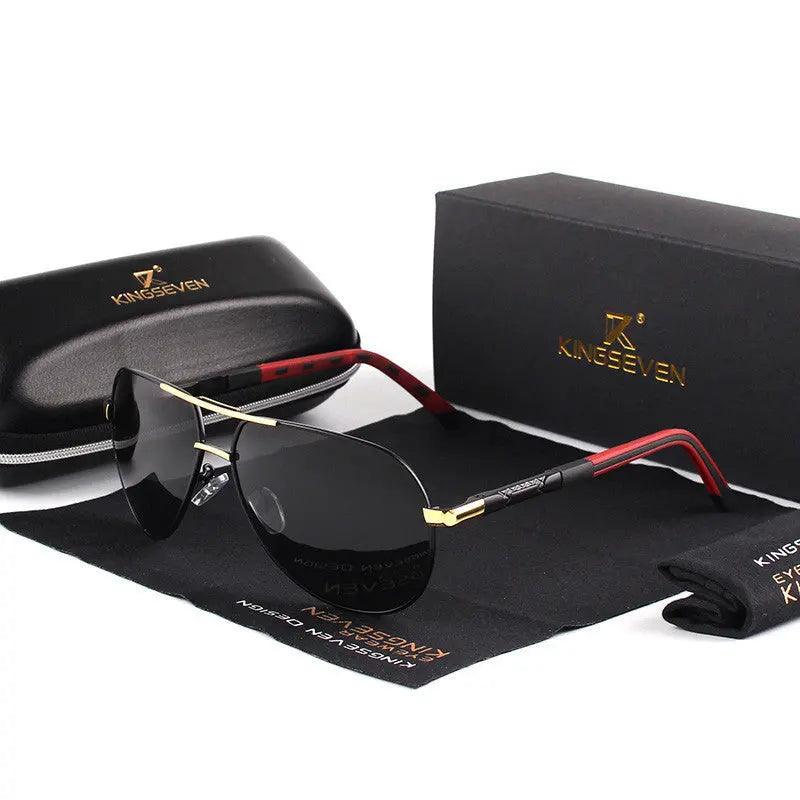 Polarized Unisex Sunglasses with Silicone and Aluminum Alloy Frame - MRC STORE