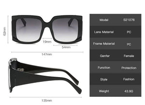 Fashion Trend Square Sunglasses - MRC STORE