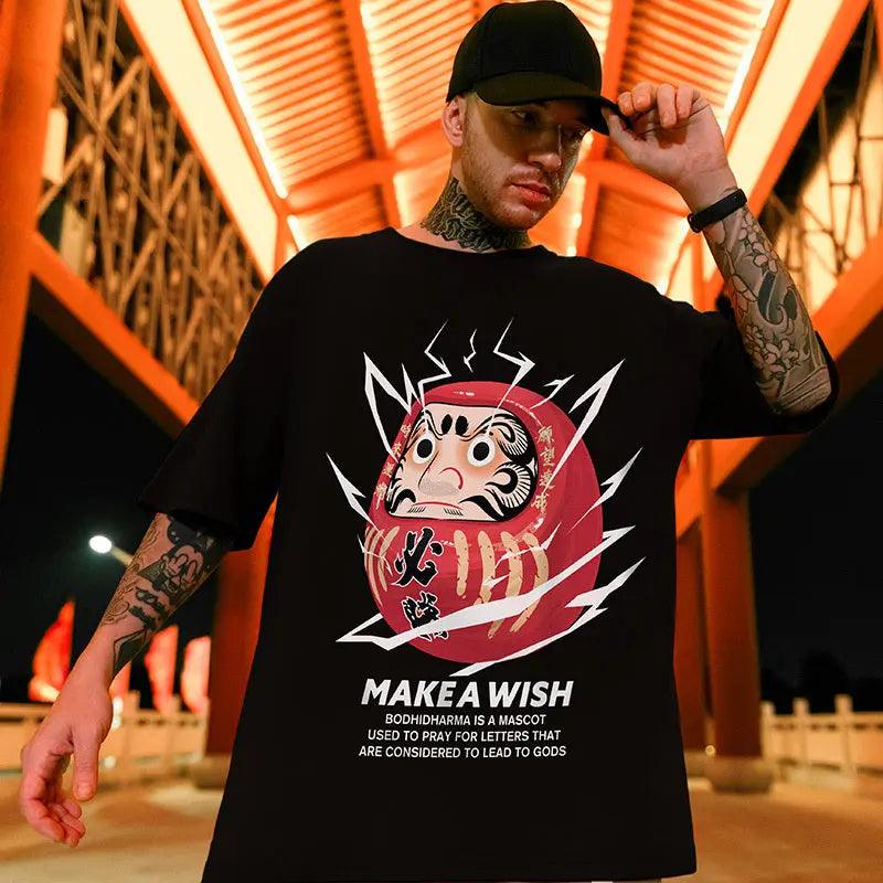 Hip Hop Loose Cotton Short Sleeve Tee - MRC STORE