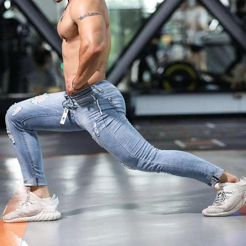 Casual Slim Ripped Jeans - MRC STORE
