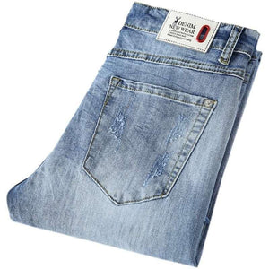Casual Slim Ripped Jeans - MRC STORE