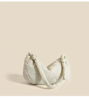 Down Cotton Rhombus Crossbody Bag - MRC STORE