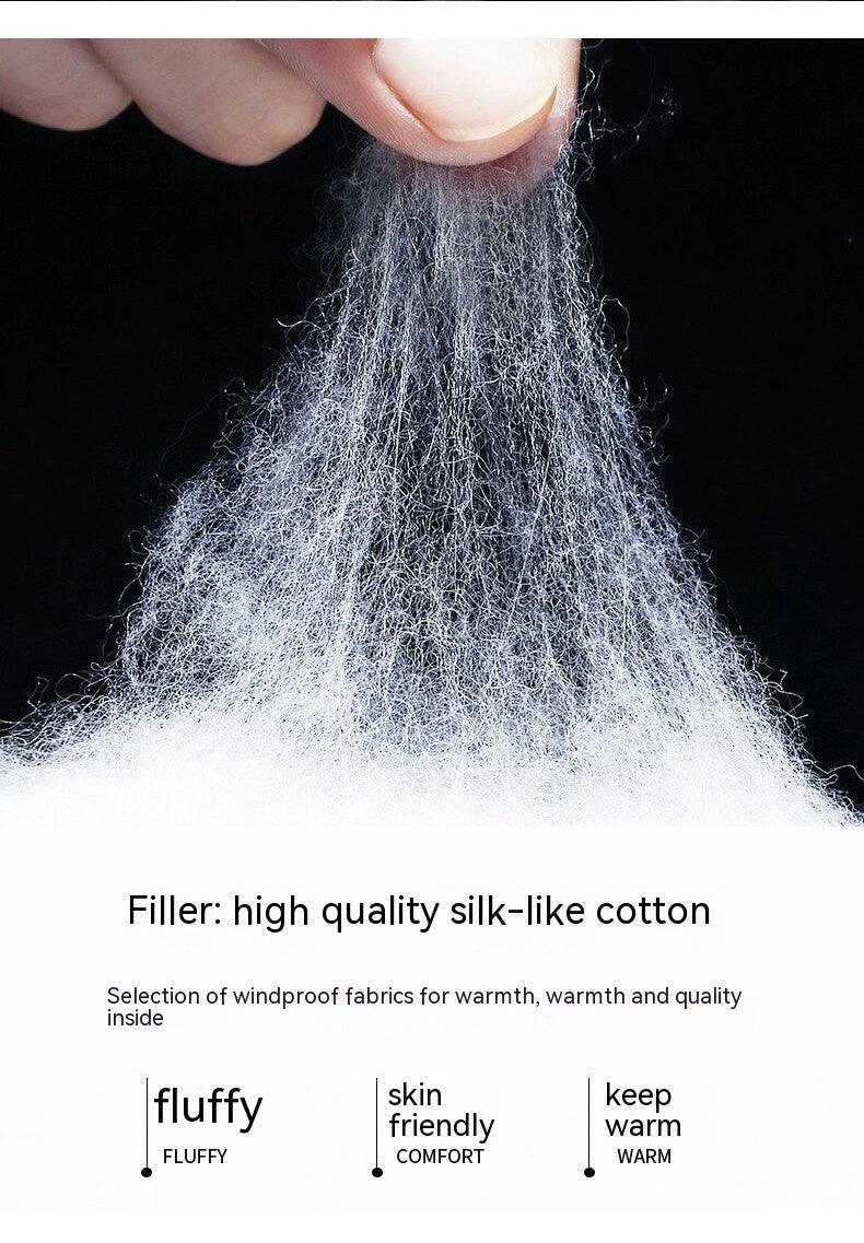 Winter Glossy Hooded Cotton Coat - MRC STORE