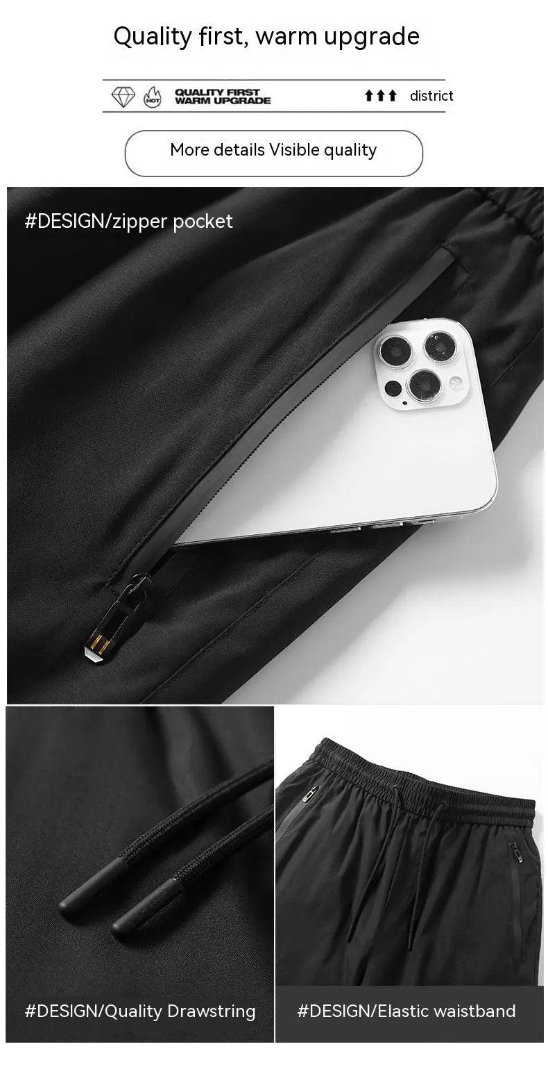 Winter Elastic Waist Down Trousers - MRC STORE