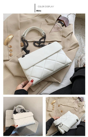 Chain Underarm Rhombus Messenger Bag – Stylish Women's Shoulder Bag - MRC STORE