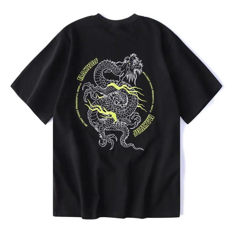 Chinese Embroidery Short Sleeve Tee - MRC STORE