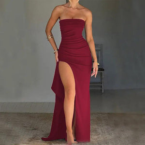 Pleated Long Summer Dress - MRC STORE