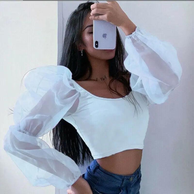 Elastic sleeve top - MRC STORE