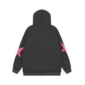 Embroidered Alphabet Hooded Sweater - MRC STORE