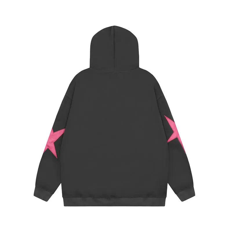 Embroidered Alphabet Hooded Sweater - MRC STORE