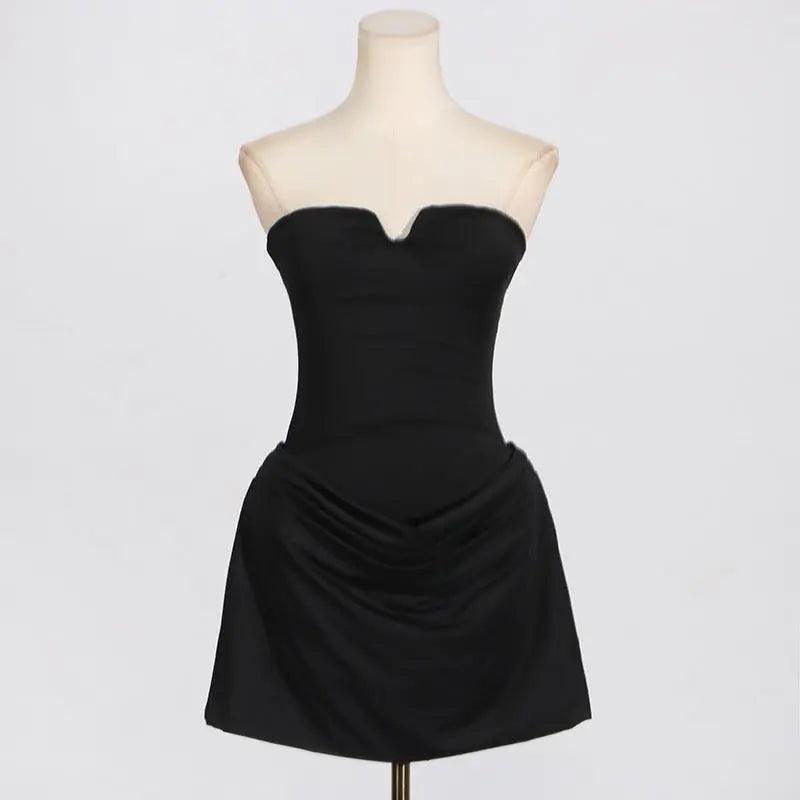 Elegant Pleated Dress - MRC STORE