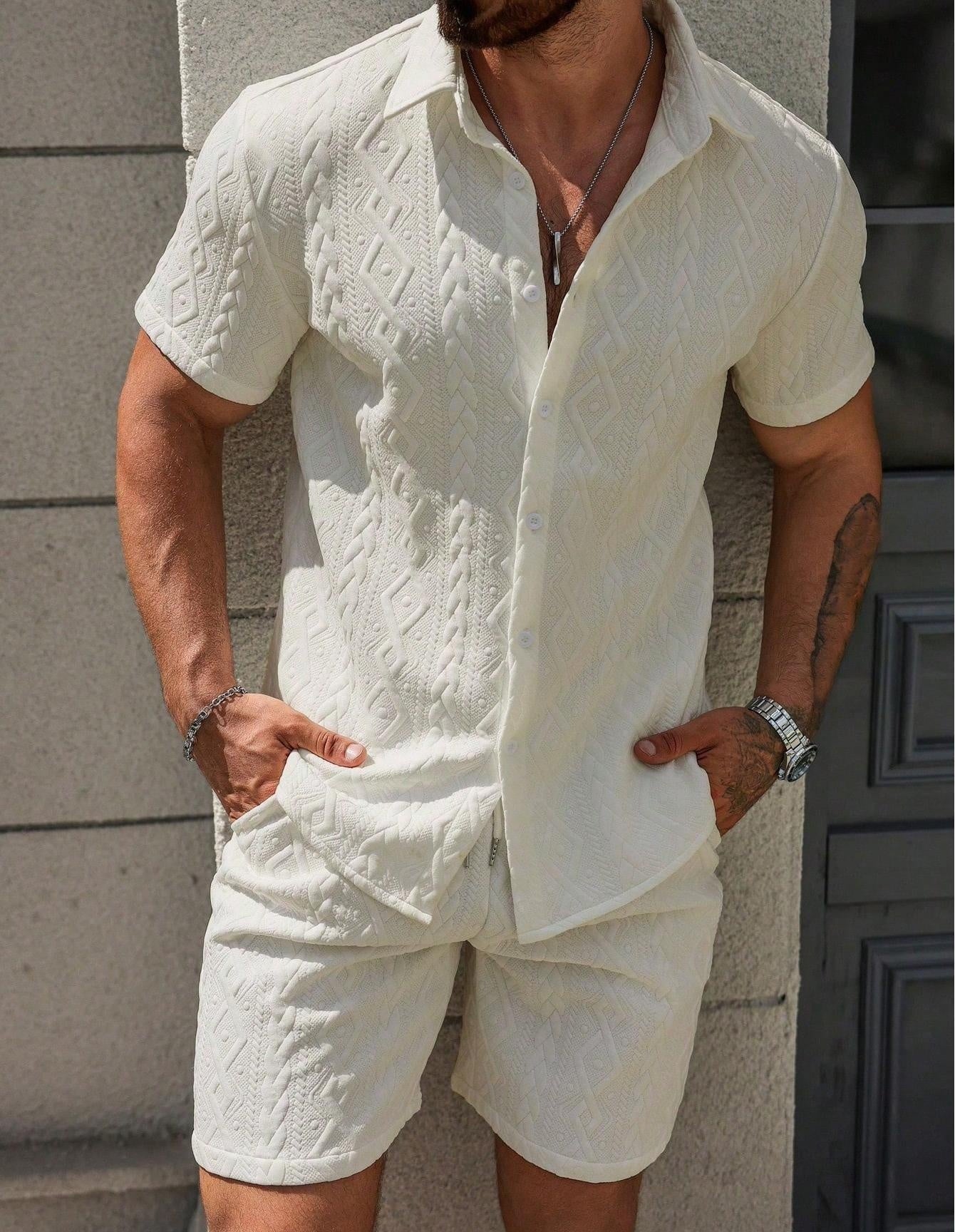 Men’s Casual Shirt - Loose Short Sleeve My Store