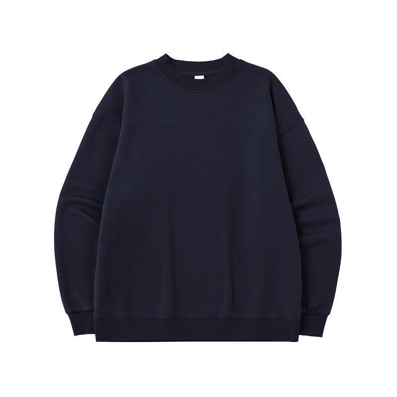 Fleece-lined Loose Casual Sweater - MRC STORE