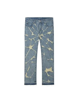 High Street Spider Web Jeans - MRC STORE