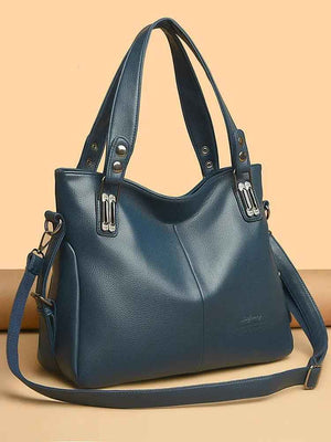 Trendy PU Leather Bag Tote in Sophisticated Colors