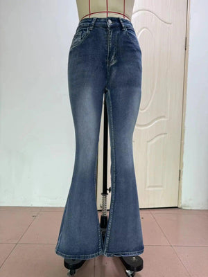 Vintage Embroidered Jeans - MRC STORE
