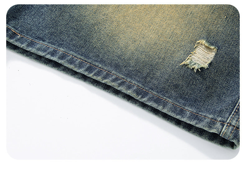 Men’s Ripped Jeans - American High Street Retro My Store