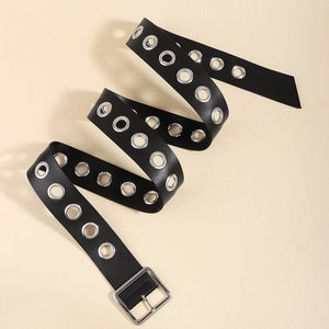 Unisex Punk Belt - Hollow PU Fashion My Store