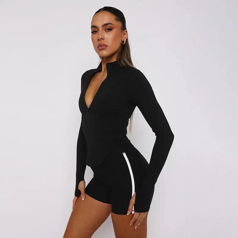 Slim Fit Zipper Sports Suit - MRC STORE