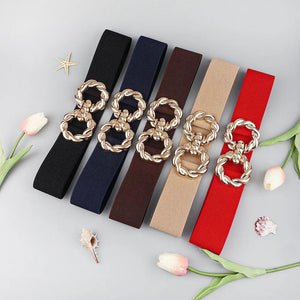 Decoration Round Metal Button down Belt - MRC STORE