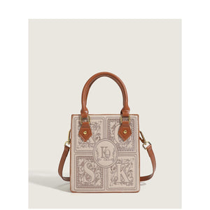 Trendy Early Autumn Embroidered Small Square Bag Fashion Essentials - MRC STORE