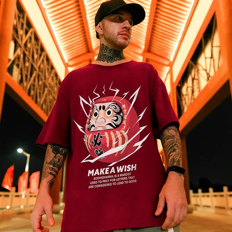 Hip Hop Loose Cotton Short Sleeve Tee - MRC STORE