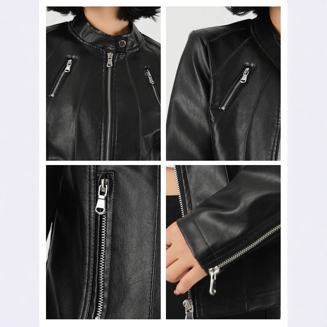 High-Grade PU Leather Jacket – Elegant & Stylish My Store
