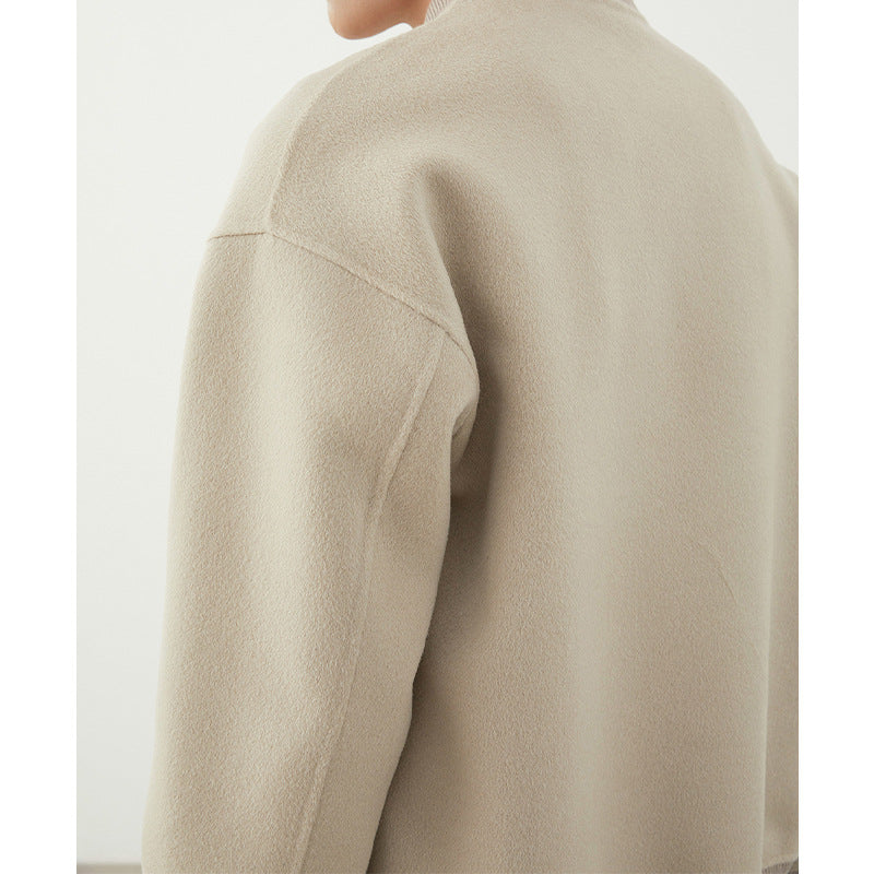 Men’s Woolen Coat - Short Baseball Style My Store