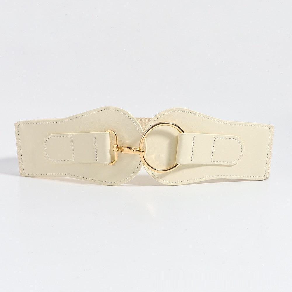 Simple Sweet Cool PU Leather Decoration Wide Belt – Stylish Business Accessory - MRC STORE