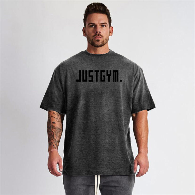 Men’s Workout T-Shirt - Loose Muscle Fit My Store