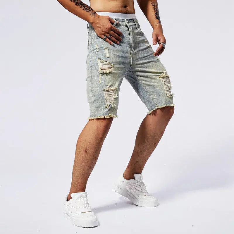 Slim Fit Denim jean Shorts - MRC STORE