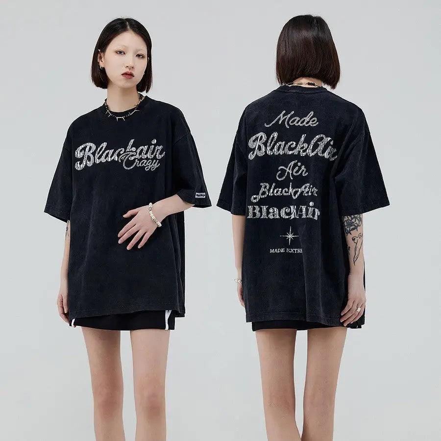 Loose Fit Cotton Short Sleeve T-shirt - MRC STORE