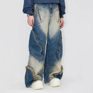 Heavy Tooling Rinse Dyed Jeans - MRC STORE