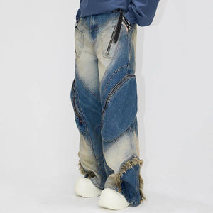 Heavy Tooling Rinse Dyed Jeans - MRC STORE