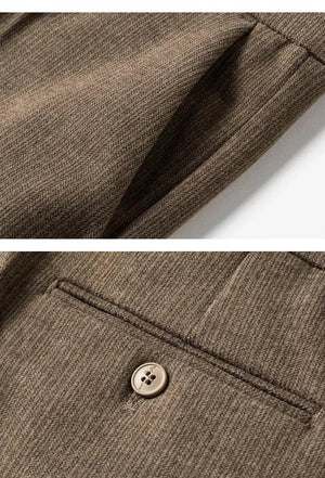 Woolen Men's Casual Stretch Suit Pants - MRC STORE