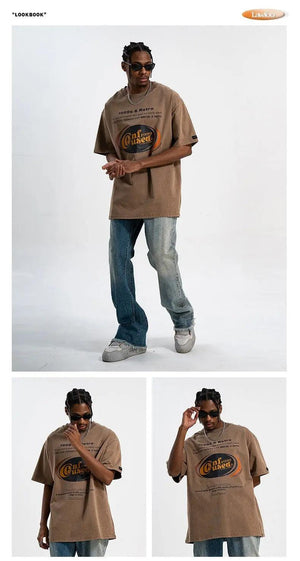 Retro Off-Shoulder T-Shirt - MRC STORE