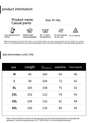 Sweatpants Straight Casual Trousers - MRC STORE