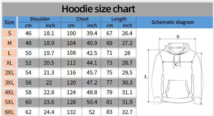 Punk Design Slim Fit Printed Hoodie - MRC STORE