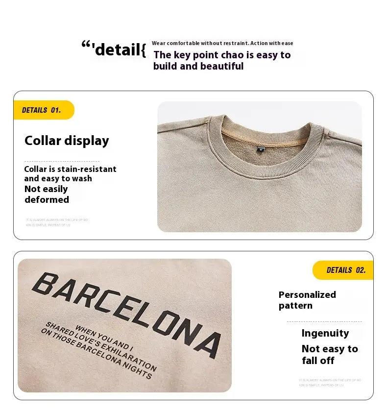 Pure Cotton Round Neck Sweater - MRC STORE