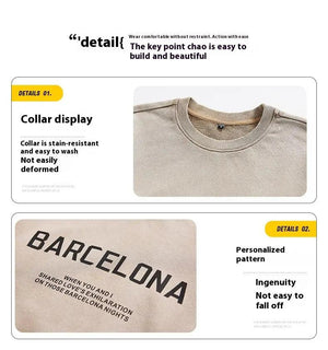 Pure Cotton Round Neck Sweater - MRC STORE