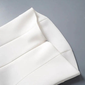 Summer Solid Backless Mini Dress - MRC STORE