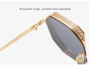 Stylish Metal Box Sunglasses for Men and Women - MRC STORE