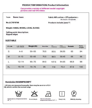 Skinny Ripped Frayed Jeans - MRC STORE