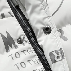 Fashion Printed Winter Coat - MRC STORE