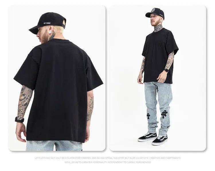 Solid Cotton T-shirt - MRC STORE