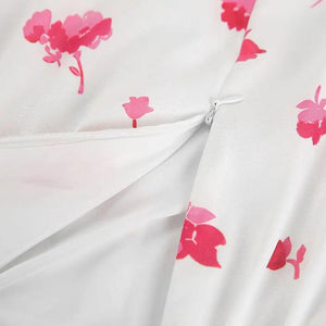 Floral High Waist Split Skirt - MRC STORE