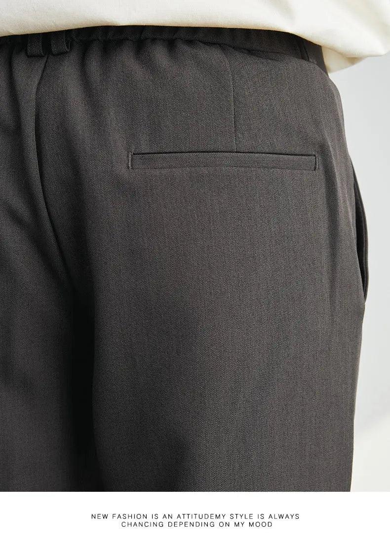 Slim Ankle Length Casual Pants - MRC STORE