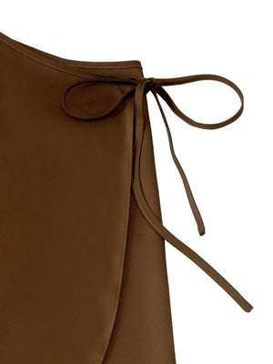 Lace up A-Line Skirt - MRC STORE