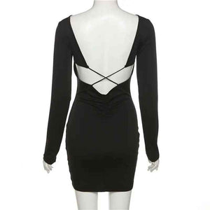 Chic Hollow Hip Dress